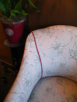 Afternoon tea chair detailed