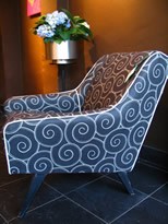 Retro chair detailed
